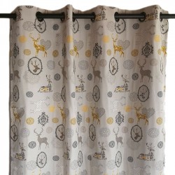 Baroque mountain curtain